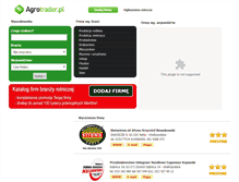 Tablet Screenshot of katalog.agrotrader.pl